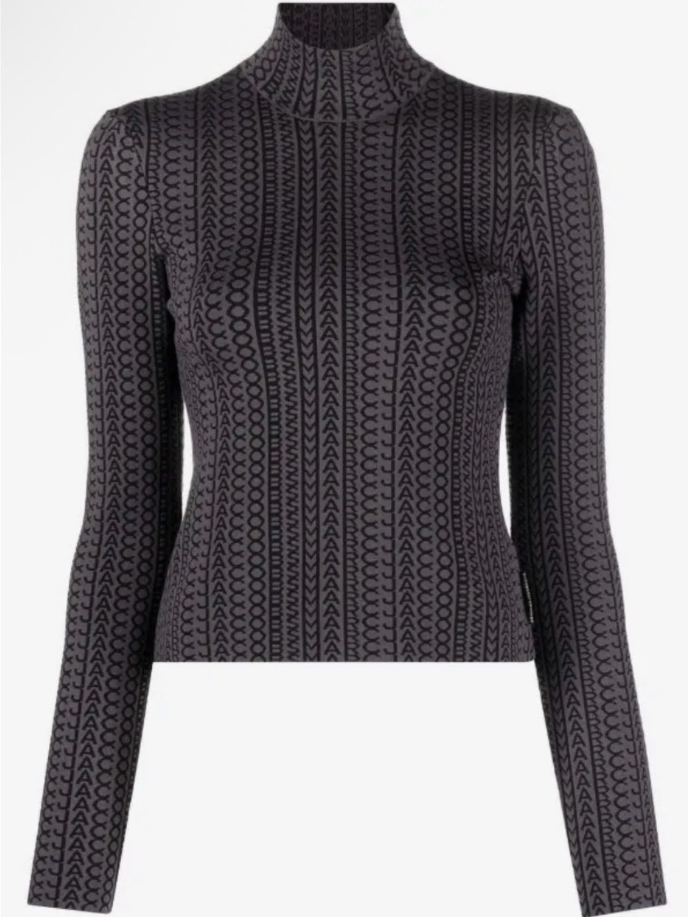 Marc Jacobs Monogram Knit Mockneck Top